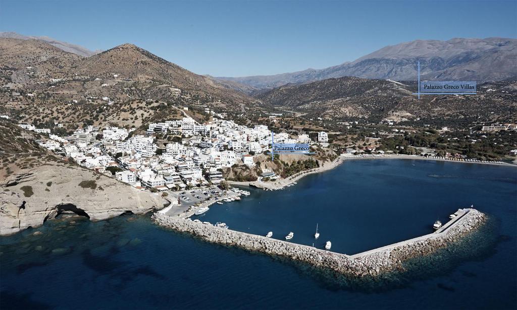 Palazzo Greco Villas Agia Galini  Bagian luar foto